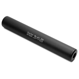 KM企画 フェザーウェイトサイレンサー M14ネジ正逆両用 30×200mm SA200L サプレッサー 消音器 エアガンパーツ