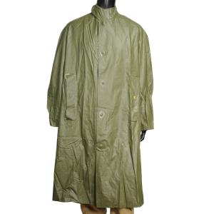スウェーデン軍放出品 レインコート OD 防水素材 [ 並品