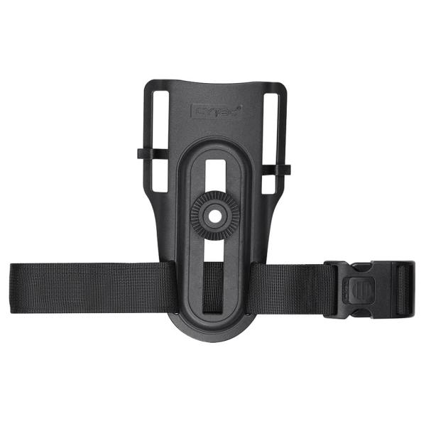 CYTAC ローライドベルトループ 樹脂製 レッグストラップ付き CY-P005 [ ブラック ] ...