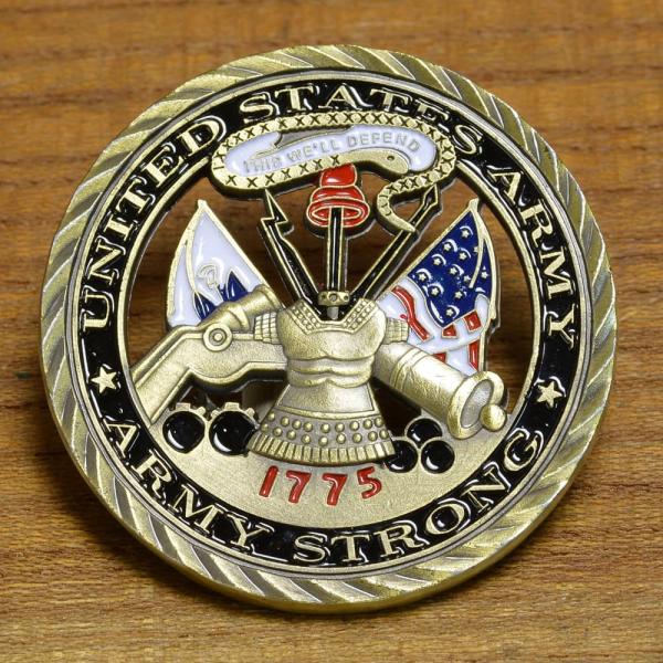 チャレンジコイン アメリカ独立戦争 アメリカ大陸軍 記念 1775 Challenge Coin 記...