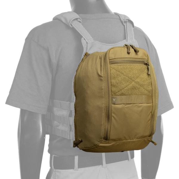 VELOCITY SYSTEMS バックパネル SCARAB LT プレートキャリア用 ジップ着脱式...