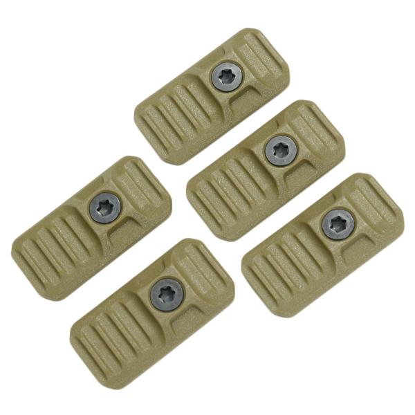 STRIKE INDUSTRIES レールカバー M-LOK/KeyMod両対応 5枚入 ポリマー製...