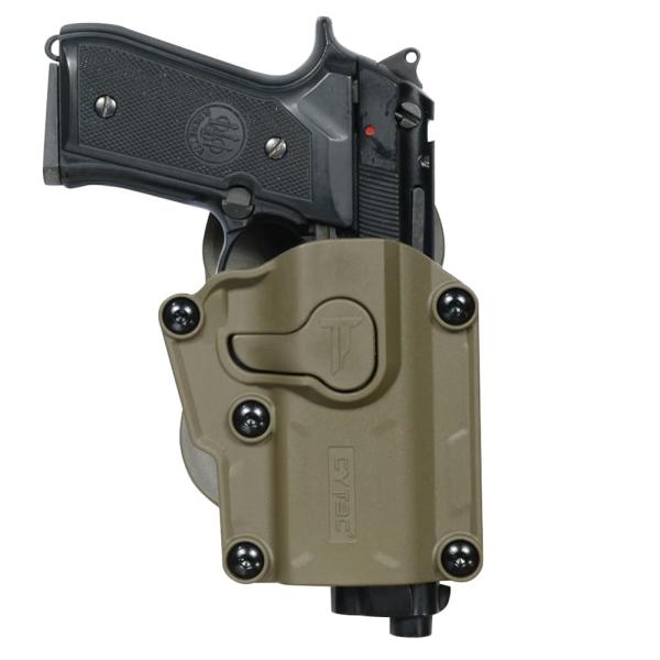 CYTAC メガフィットホルスター 樹脂製 パドル付き  CY-UHFS [ 右利き / フラットダ...