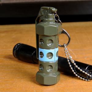M-67手榴弾型 キーホルダー 2色塗装 金属製 M67 レプリカ 米軍
