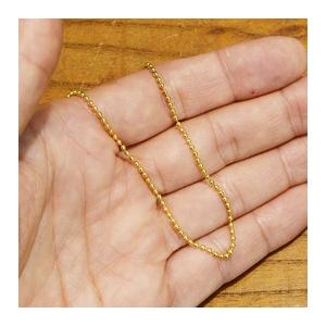 ボールチェーン 真鍮製 ドッグタグ用 クラフト...の詳細画像1