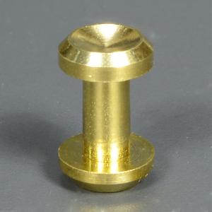 径12mm 足12mm シカゴスクリュー 組ネジ ブラス ニッケル メタルグレー