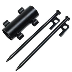 キャノピーポールホルダー 内径35mm 支柱保持パイプ  ポールスタンド 固定具 ポール固定