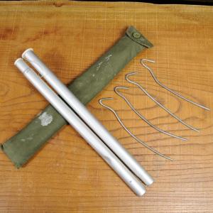 ポーランド軍放出品 テント用ペグ&ポール 収納袋付き 軽量モデル 2