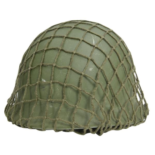 オーストリア軍放出品 ヘルメットネットカバー スチールヘルメット用 ODグリーン [ 可 ] Aus...