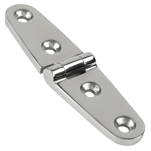 ステンレス製 厚手蝶番 ヒンジ 25×100×5mm ドア 扉 キャンピングカー用品