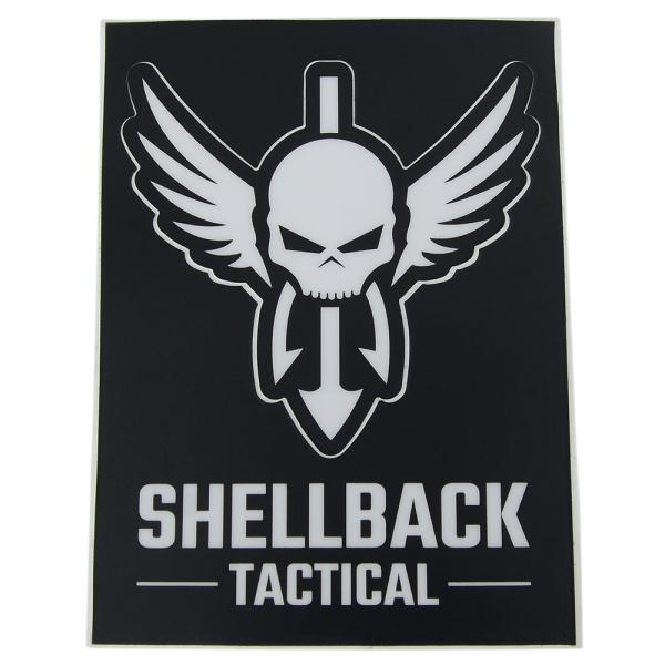 SHELLBACK TACTICAL ステッカー 企業ロゴ [ ホワイト ]