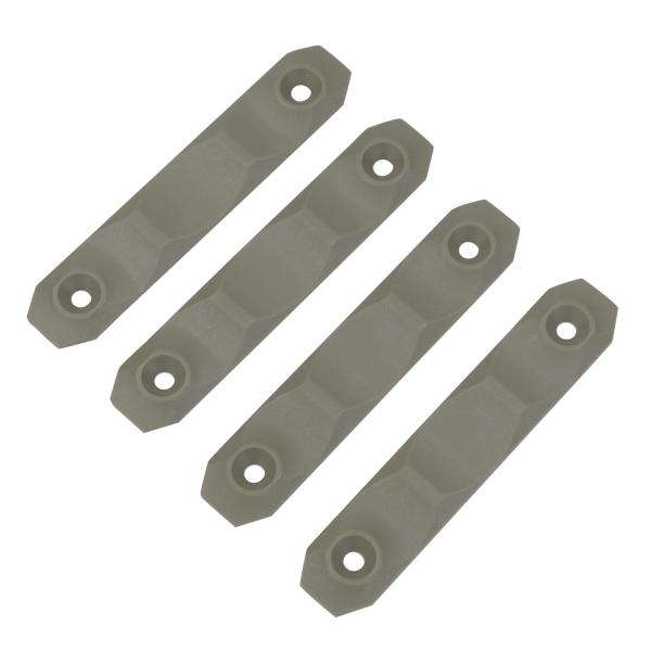 レールパネル M-LOK対応 デューン 4本セット [ グレー / 小 ]