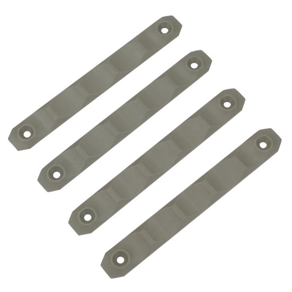 レールパネル M-LOK対応 デューン 4本セット [ グレー / 大 ]