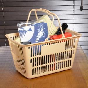 買い物カゴ 11L スモールサイズ ショッピングバスケット [ ピンク ] 11