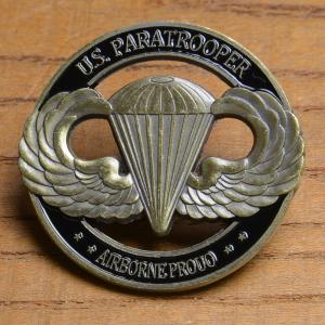 チャレンジコイン 米陸軍 パラシュート章 空挺部隊 記念メダル Challenge Coin 記念コイン｜revolutjp