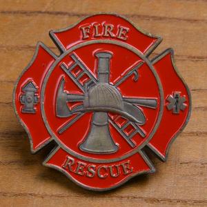 チャレンジコイン FIRE RESCUE マルタ十字型 消防 記念メダル Challenge Coin 記念コイン｜revolutjp