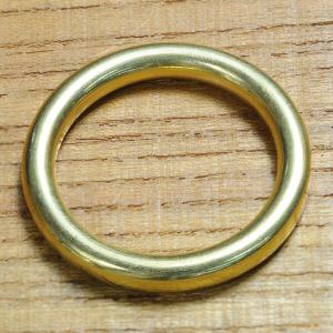 丸カン クラフトパーツ 真鍮 切れ目なし 35mm