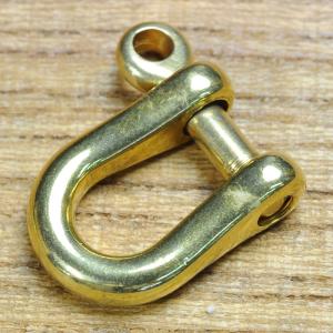 シャックル U字 真鍮パーツ [ 21mm ] ブラス 黄銅 レザークラフト