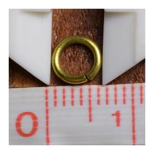 丸カン 真鍮 クラフトパーツ 線径1mm [ ...の詳細画像2