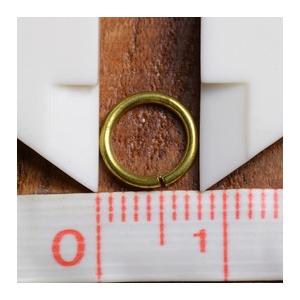 丸カン 真鍮 クラフトパーツ 線径1mm [ ...の詳細画像2