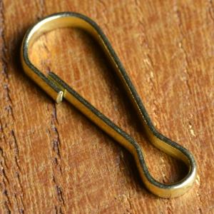 板ナスカン 真鍮 クラフトパーツ 25mm 手芸パーツ