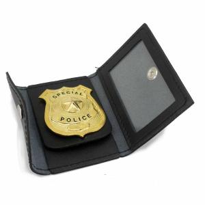 ストロング ID&ポリスバッジホルダー 79520シールド大 盾型 IDホルダー