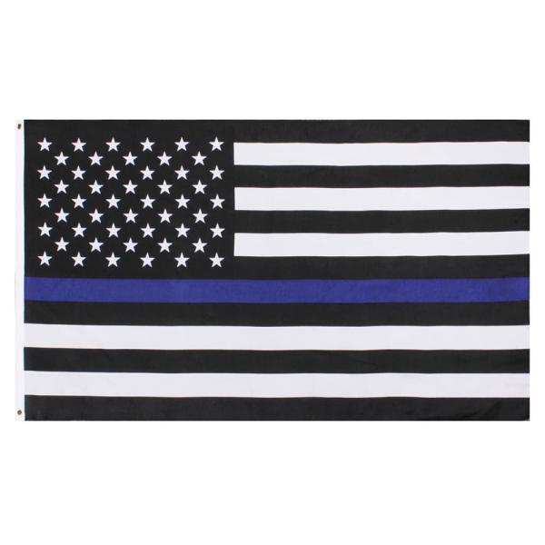 Rothco フラッグ Thin Blue Line U.S. Flag 星条旗 ブルーラインフラッ...