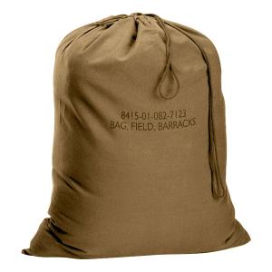 Rothco ランドリーバッグ GIタイプ 帆布 [ コヨーテ ] 2571 バラックスバッグ BarracksBag | ダッフルバック