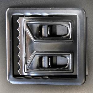 Rothco ベルトバックル 布ベルト用 ブラック 交換用 ベルト用バックルのみ アメリカンバックル USAバックル BUCKLE メンズ