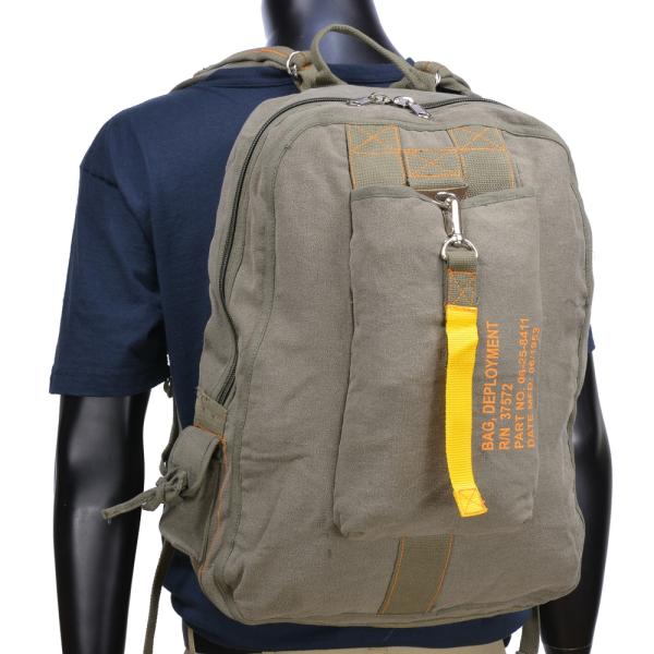 Rothco バックパック フライトバッグ 帆布 ビンテージ調 [ オリーブドラブ ] 9763 ブ...