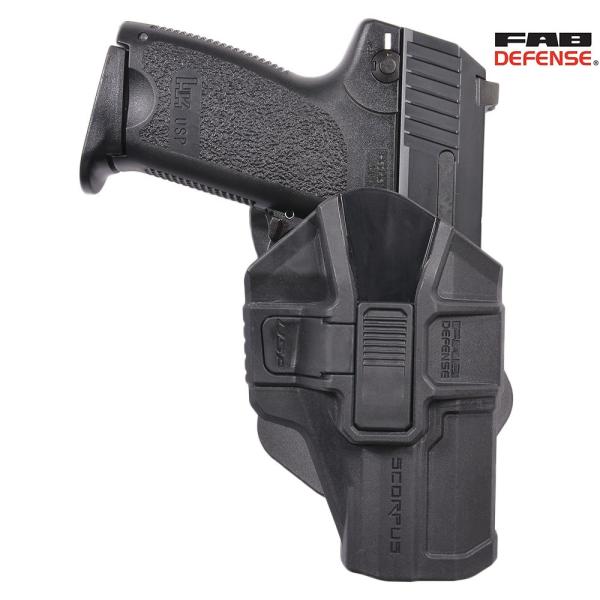 FAB Defense SCORPUS M1ホルスター H&amp;K USP 右利き用 LV2 FABディ...