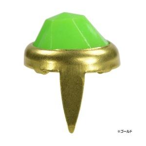 ラウンドスタッズ ハンドクラフト材 ストーン付...の詳細画像3
