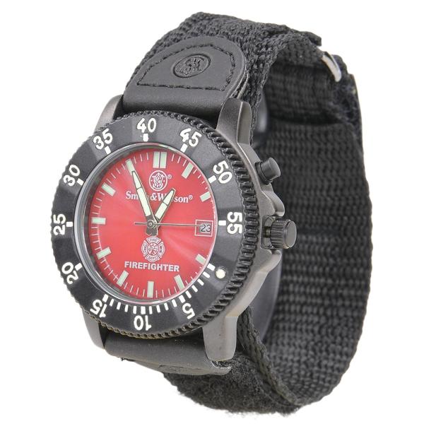 S&amp;W 腕時計 ファイヤーファイター ミリタリーウォッチ FIRE DEPT 消防 SW455F |...