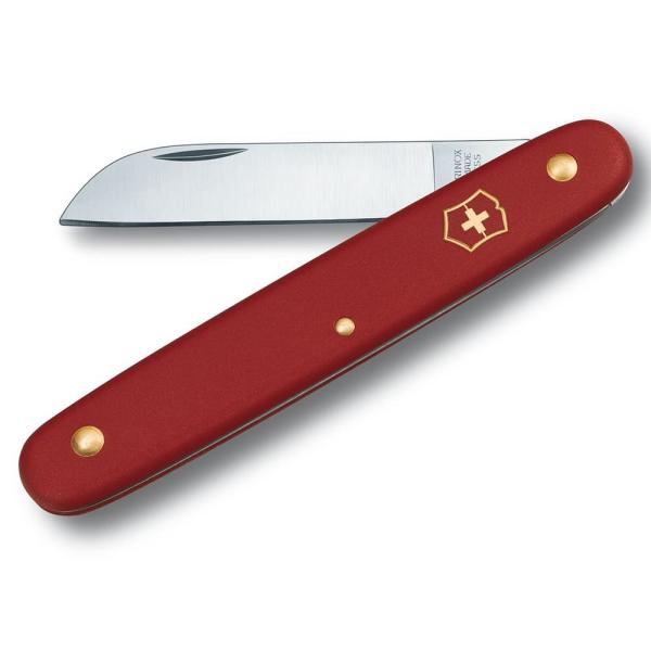 VICTORINOX 折りたたみナイフ フローリスト ストレート [ レッド ] 39051 アーミ...