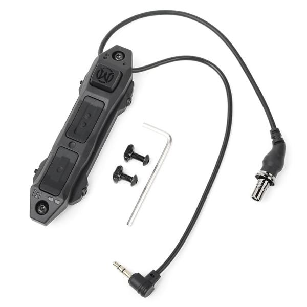 WADSN リモートスイッチ TAPS デュアルファンクション Surefire対応/3.5mmプラ...