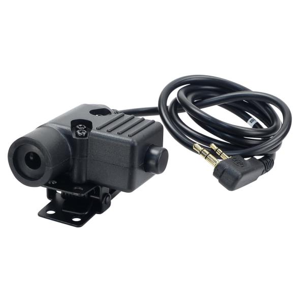 WADSN PTTスイッチ U94 Kenwoodコネクター クリップ付き WZ113-BK-KEN...