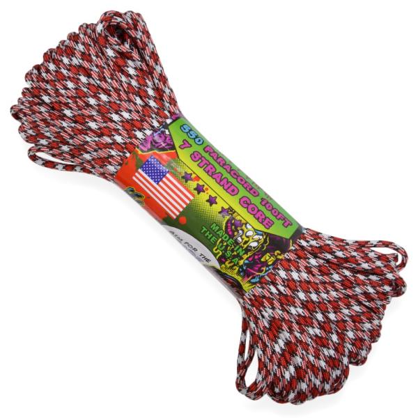 ATWOOD ROPE ゾンビ エディション 550パラコード タイプ3 バイト アトウッドロープ ...