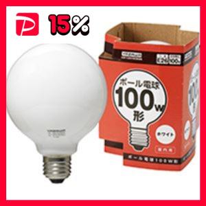 まとめ） TANOSEE ミニクリプトン電球 40W形 E17口金 ホワイトタイプ 1