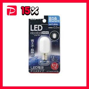 まとめ） TANOSEE ミニクリプトン電球 40W形 E17口金 ホワイトタイプ 1