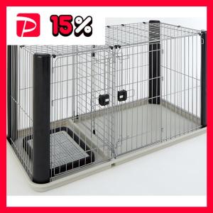 たためるペットサークル 90-90 ブラウン (ペット住関連用品/ケイジ