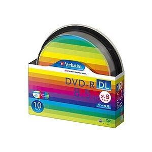 (まとめ) バーベイタム データ用DVD-R DL 8.5GB ワイドプリンターブル スピンドルケー...