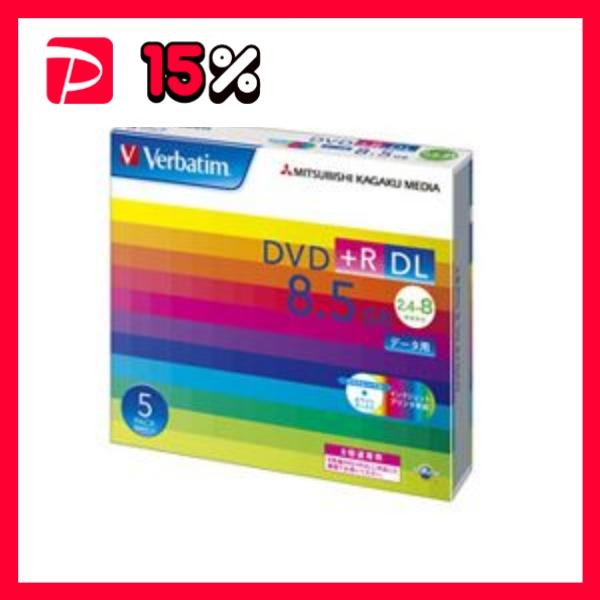 (まとめ) バーベイタム データ用DVD+R DL 8.5GB 8倍速 ワイドプリンターブル 5mm...