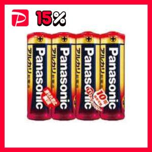 (業務用100セット) Panasonic パナソニック アルカリ乾電池 単3形 4個LR6XJ/4SE｜revolver67