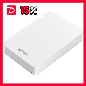 バッファロー USB3.1（Gen.1）対応 耐衝撃ポータブルHDD 5TB ホワイト HD-PGF5.0U3-GWHA