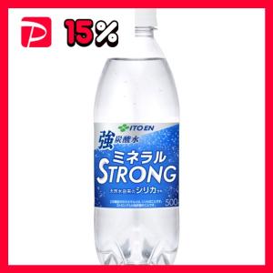 〔ケース販売〕伊藤園 PETミネラルストロング 強炭酸水 500ml 〔×48本セット〕〔代引不可〕｜revolver67