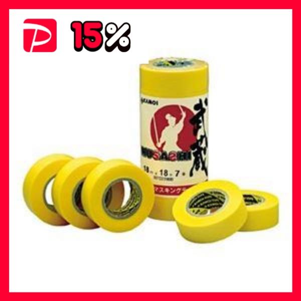 (まとめ) カモ井加工紙 和紙マスキングテープ 武蔵 30mm幅 MUSASHIJAN-30 1パッ...