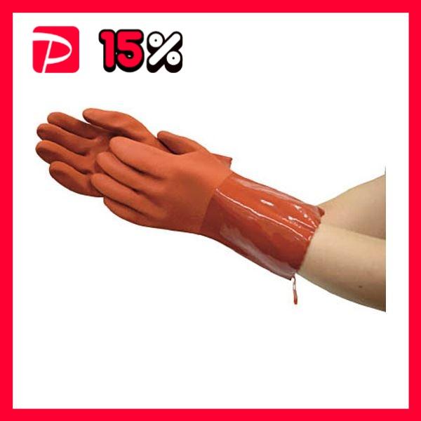TRUSCO 塩化ビニール手袋 フック付 Lサイズ TGL-650-L 1双 ×5セット