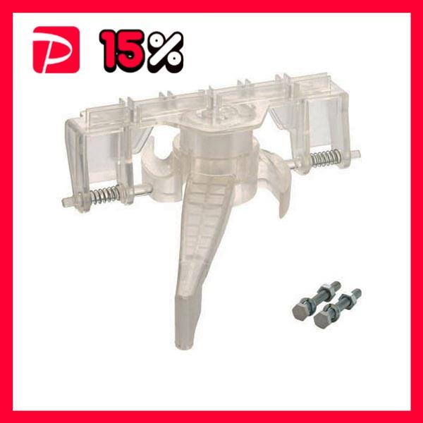 (まとめ) TRUSCO 樹脂台車 アクロ用樹脂ストッパー AC-1JS 1台 〔×3セット〕