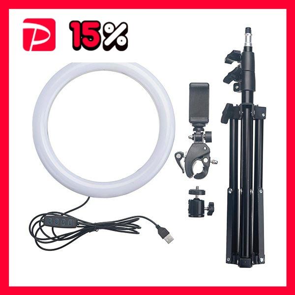 グリーンハウス LEDリングライトGH-CSL80B-BK 1台