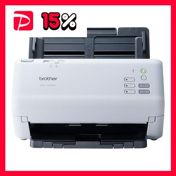 ブラザー工業 ドキュメントスキャナー (有線LAN対応/40ppm/ADF80枚) ADS-4300...